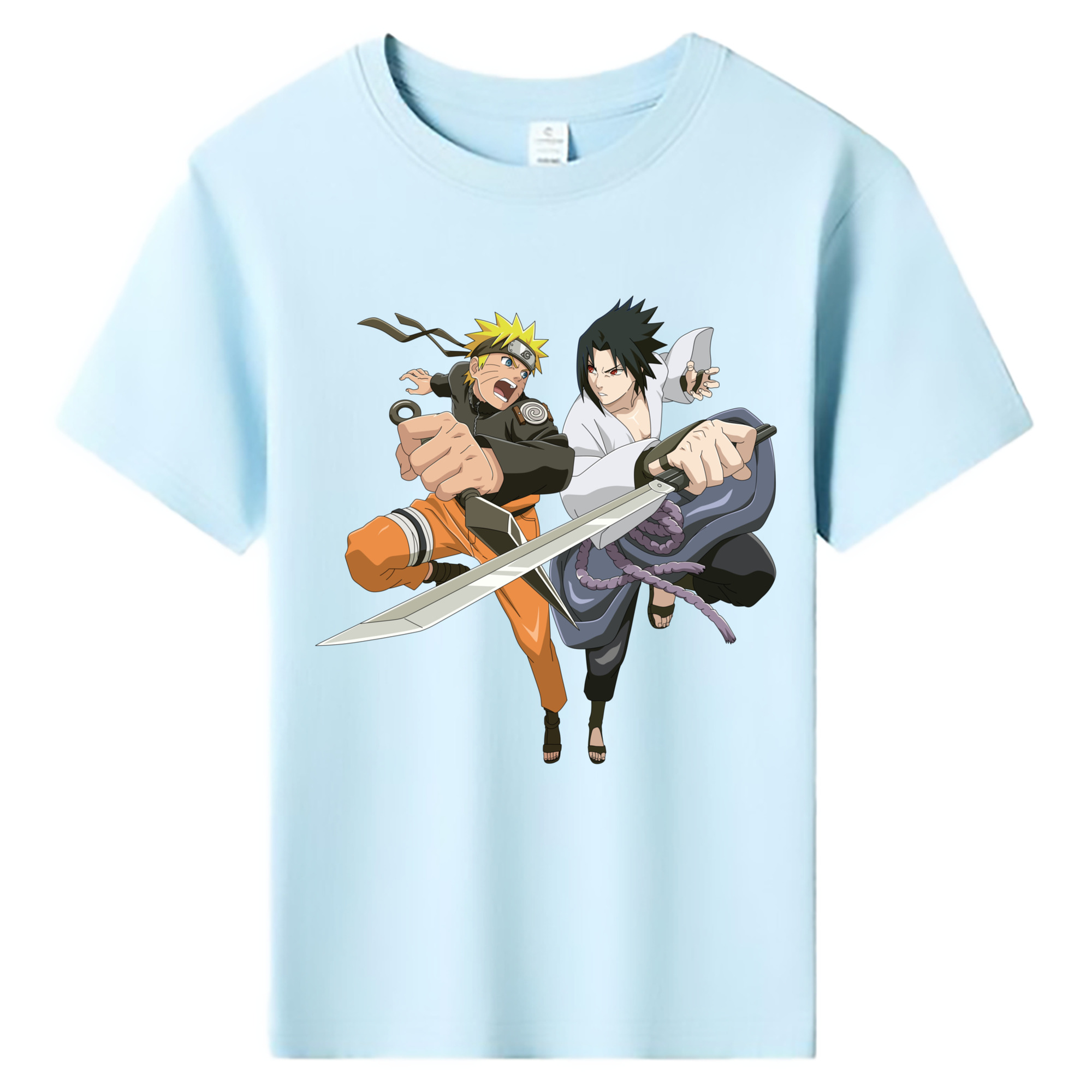 （画像用） NARUTO -ナルト- うずまき ナルト Uzumaki Naruto 綿100％キッズTシャツ（フロントプリント）
